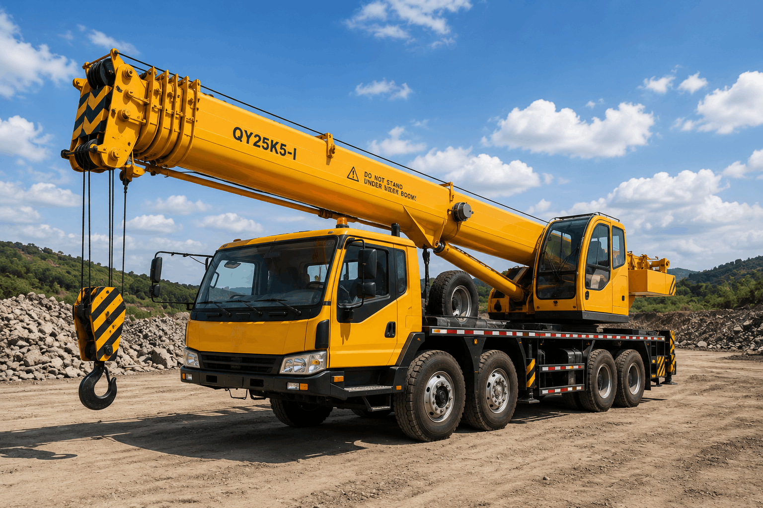 Unit crane milik PT Bina Nusa Lestari